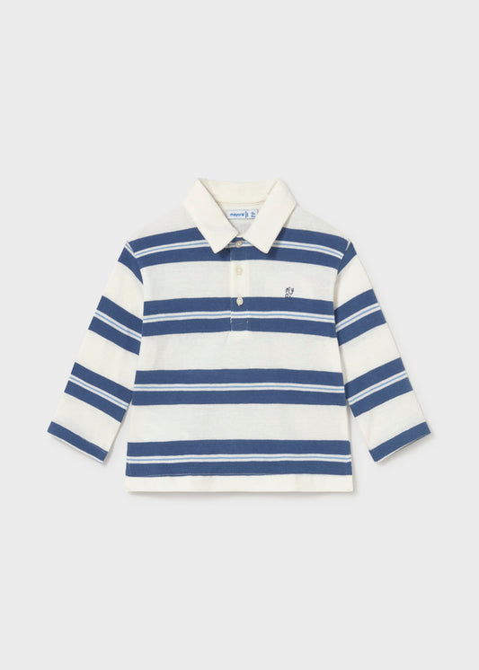 || Mayoral || Gestreepte polo longsleeve