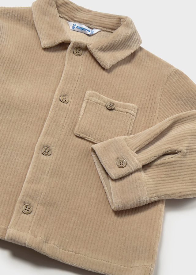 || Mayoral || Rib velours overhemd