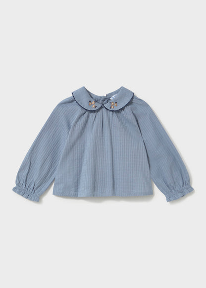 || Mayoral || Mousseline blouse met kraagje