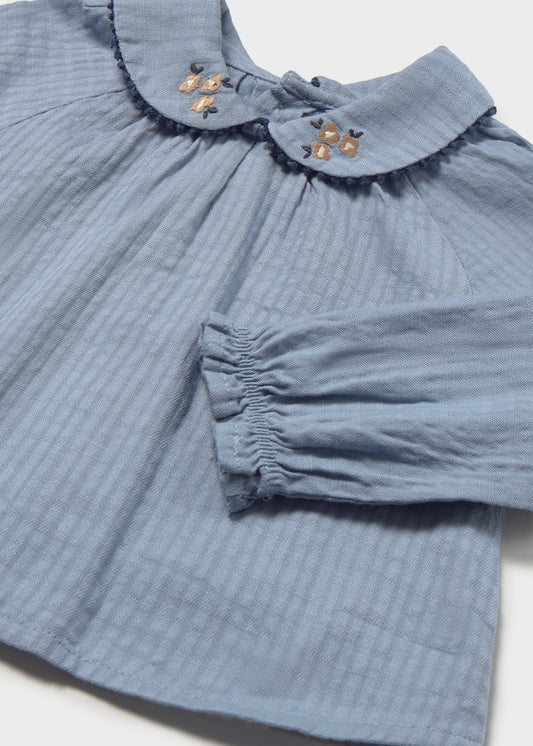 || Mayoral || Mousseline blouse met kraagje