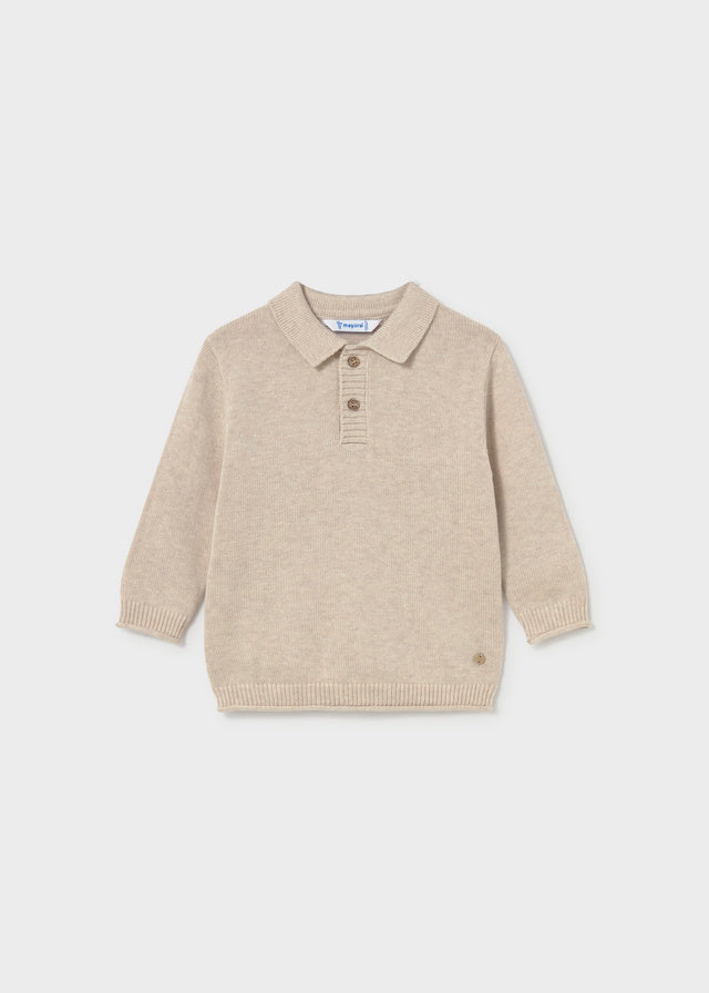 || Mayoral || Gebreide polo trui - Oat 64