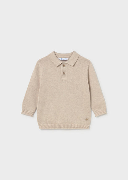 || Mayoral || Gebreide polo trui - Oat 64