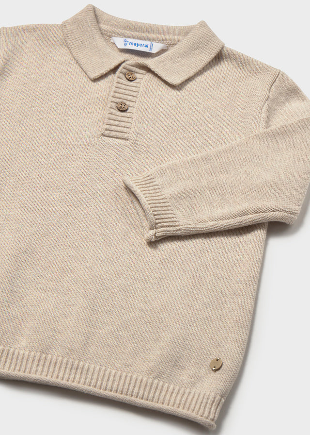 || Mayoral || Gebreide polo trui - Oat 64