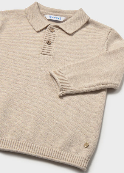 || Mayoral || Gebreide polo trui - Oat 64