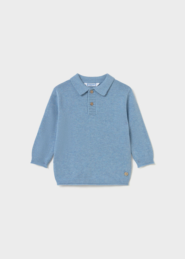 || Mayoral || Gebreide polo trui - Vivid Rain 65