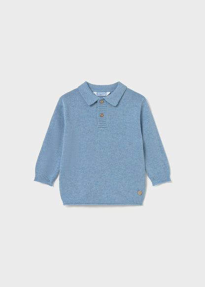 || Mayoral || Gebreide polo trui - Vivid Rain 65
