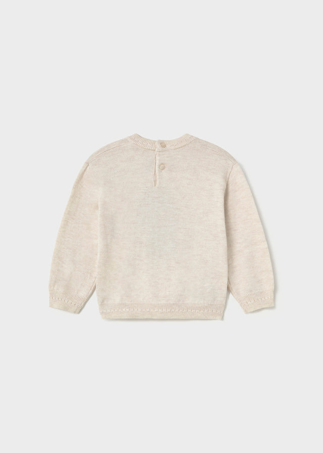 || Mayoral || Gebreide trui met hondje - Beige