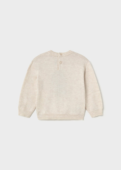 || Mayoral || Gebreide trui met hondje - Beige
