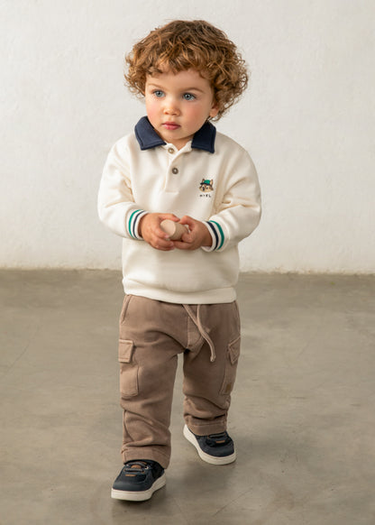 || Mayoral || Polo sweater met backprint