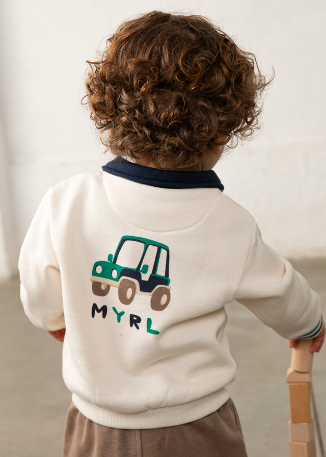 || Mayoral || Polo sweater met backprint