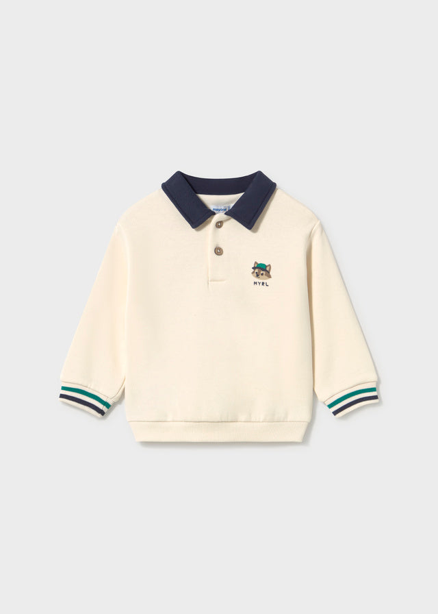 || Mayoral || Polo sweater met backprint