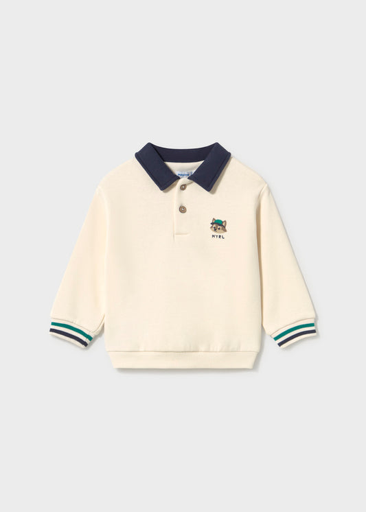|| Mayoral || Polo sweater met backprint
