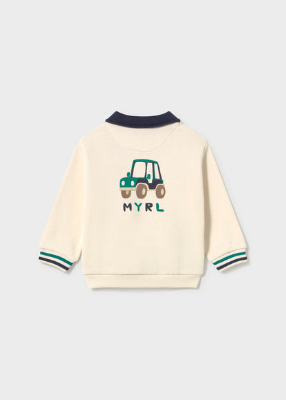 || Mayoral || Polo sweater met backprint