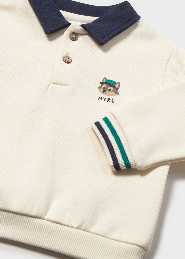 || Mayoral || Polo sweater met backprint
