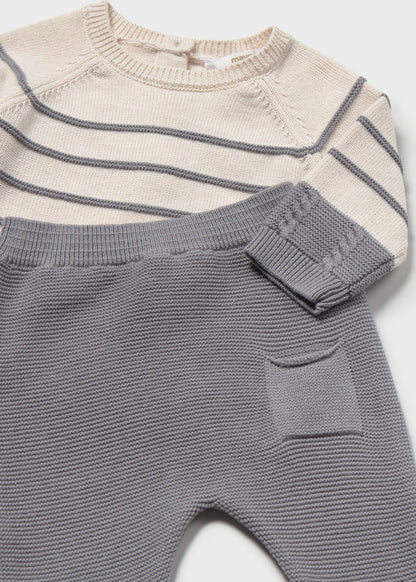 || Mayoral || Newborn set met gestreepte trui