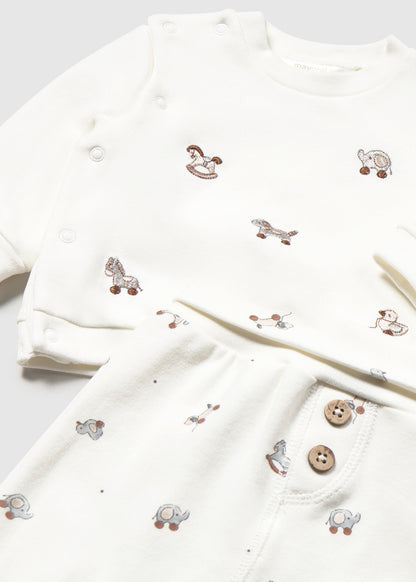 || Mayoral || Newborn set met sweater en paardjes