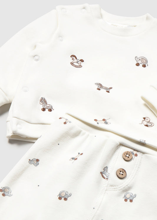 || Mayoral || Newborn set met sweater en paardjes