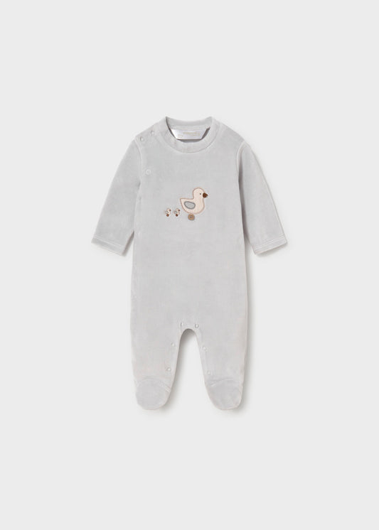 || Mayoral || Velours boxpak met eendjes