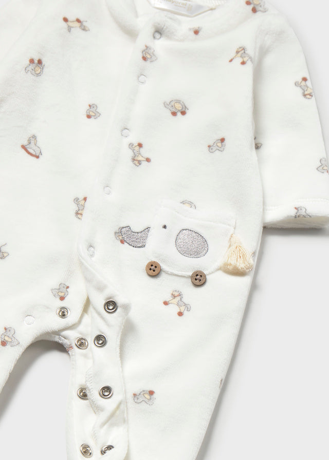 || Mayoral || Velours boxpak met hobbeldieren