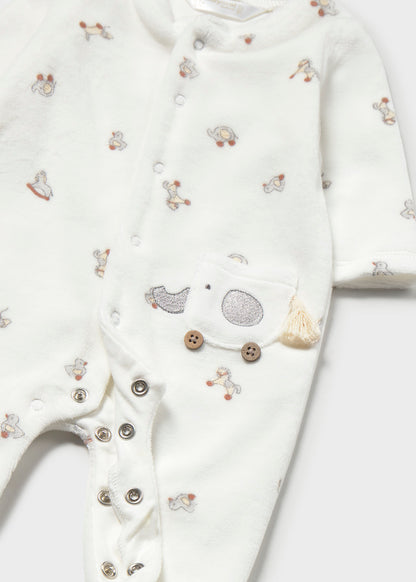 || Mayoral || Velours boxpak met hobbeldieren