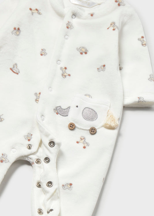 || Mayoral || Velours boxpak met hobbeldieren