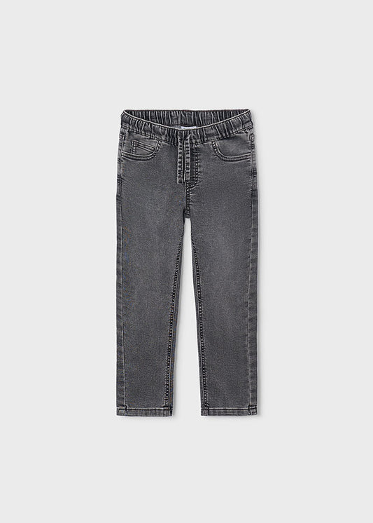 || Mayoral || Zachte denim joggingbroek - Grey