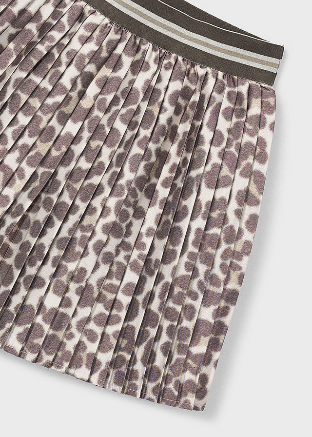 || Mayoral || Plissé rokje met panter print