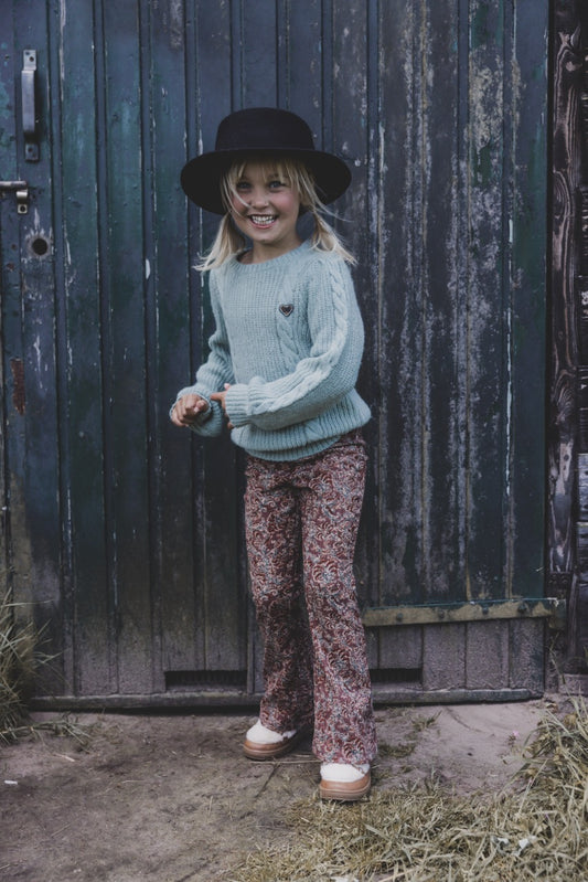 || LOOXS || Flared crinkle legging