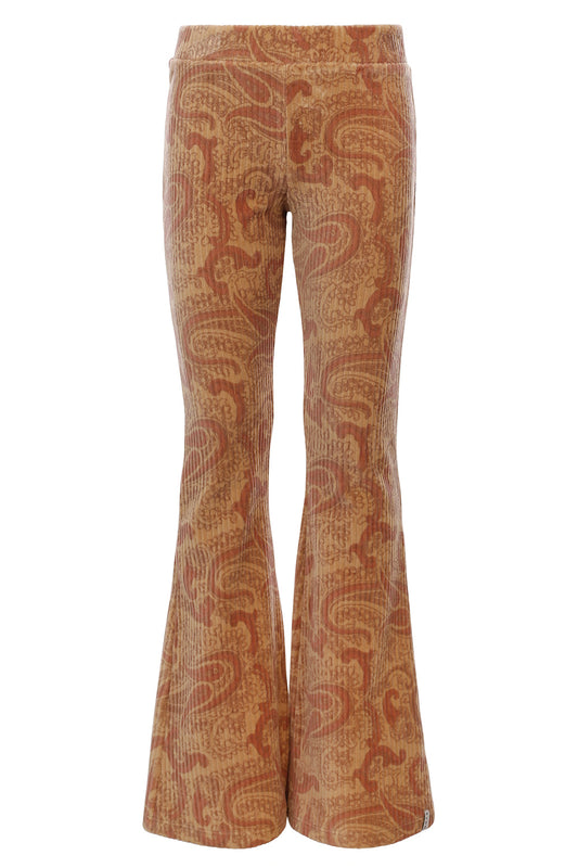 || LOOXS || Flared legging corduroy - Paisley