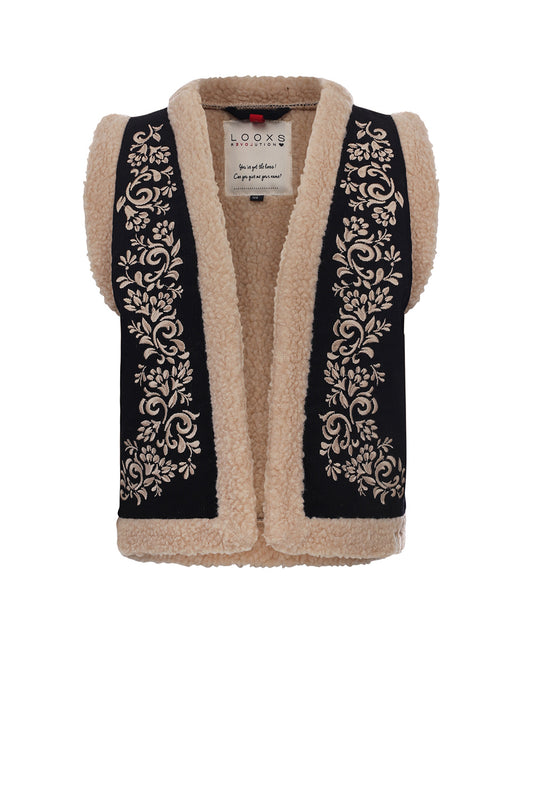 || LOOXS || Boho gilet met borduursel