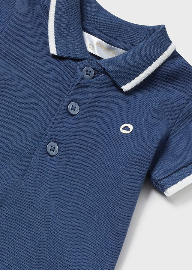 || Mayoral || Basis polo blauw - Newborn