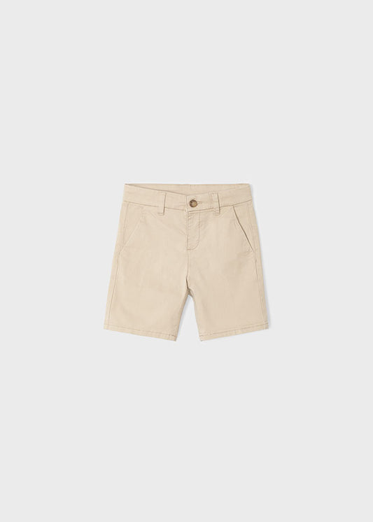 || Mayoral || Basis twill chino shorts zand 59 - Mini