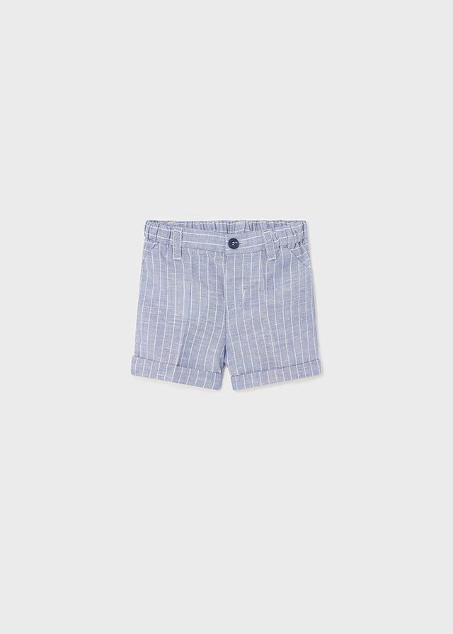 || Mayoral || Gestreepte linnen shorts - Newborn