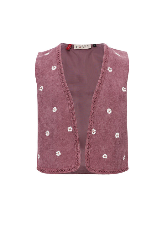 || LOOXS || Gilet met geborduurde madeliefjes