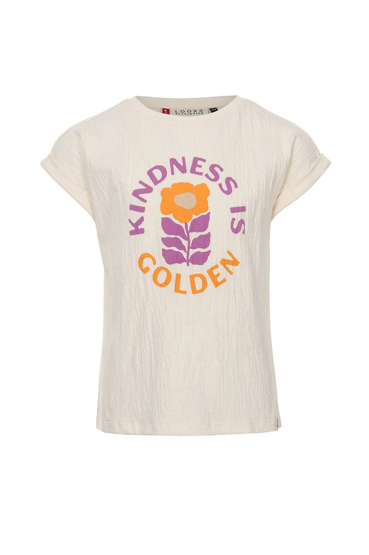 || LOOXS || T-shirt met print ‘kindness’