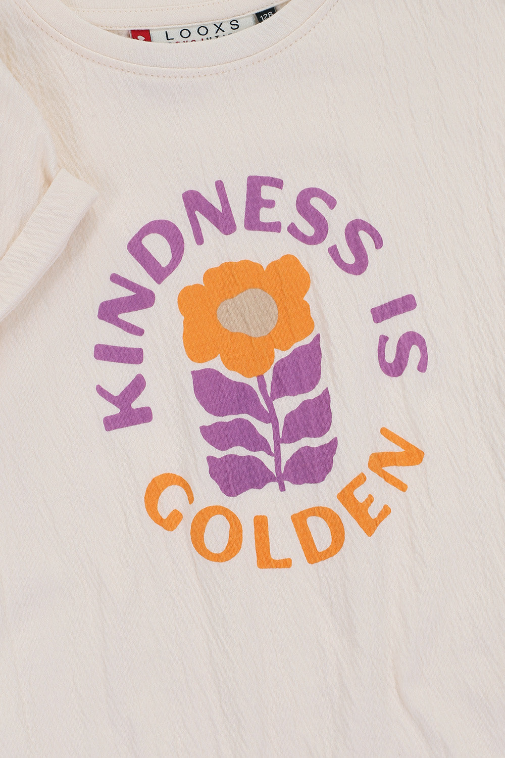 || LOOXS || T-shirt met print ‘kindness’