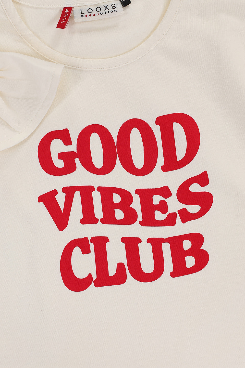 || LOOXS || T-shirt met print ‘Good Vibes Only’