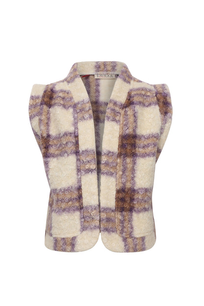 || LOOXS || Geruit bouclé gilet