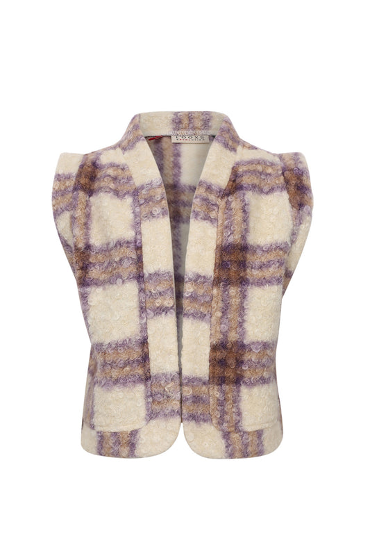 || LOOXS || Geruit bouclé gilet