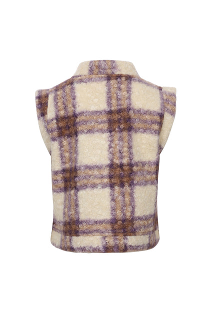 || LOOXS || Geruit bouclé gilet