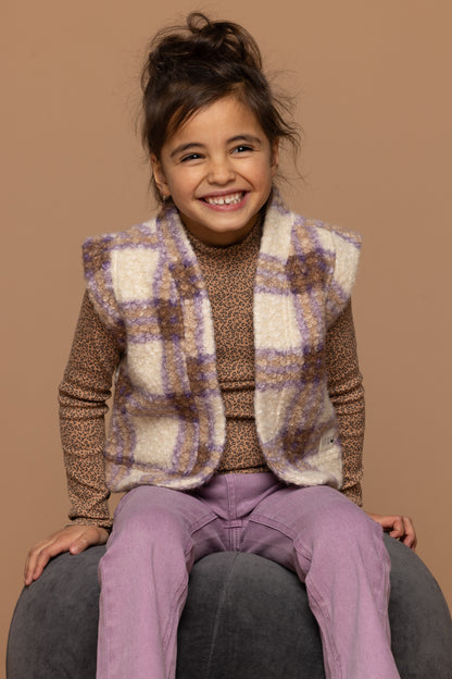 || LOOXS || Geruit bouclé gilet