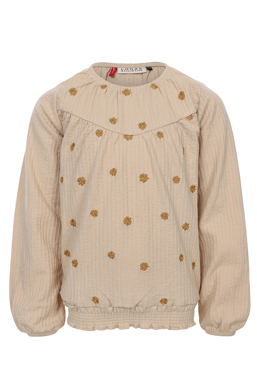 || LOOXS || Seersucker blouse met embroidery