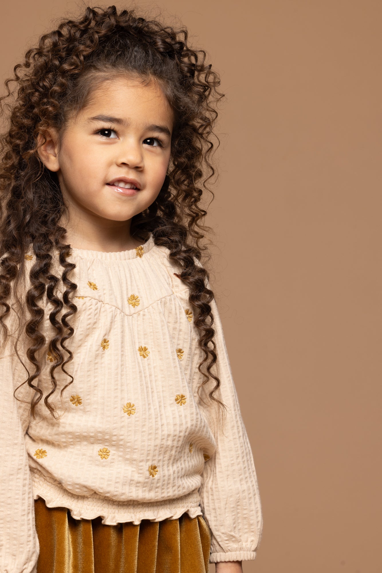 || LOOXS || Seersucker blouse met embroidery