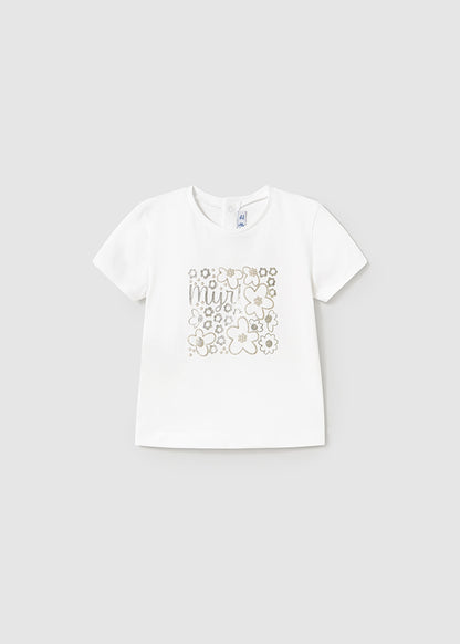 || Mayoral || Basis t-shirt met gouden print