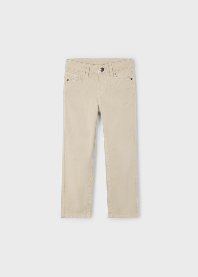 || Mayoral || Basis slim fit broek - Almond 58