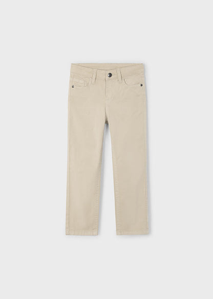 || Mayoral || Basis slim fit broek - Almond 58