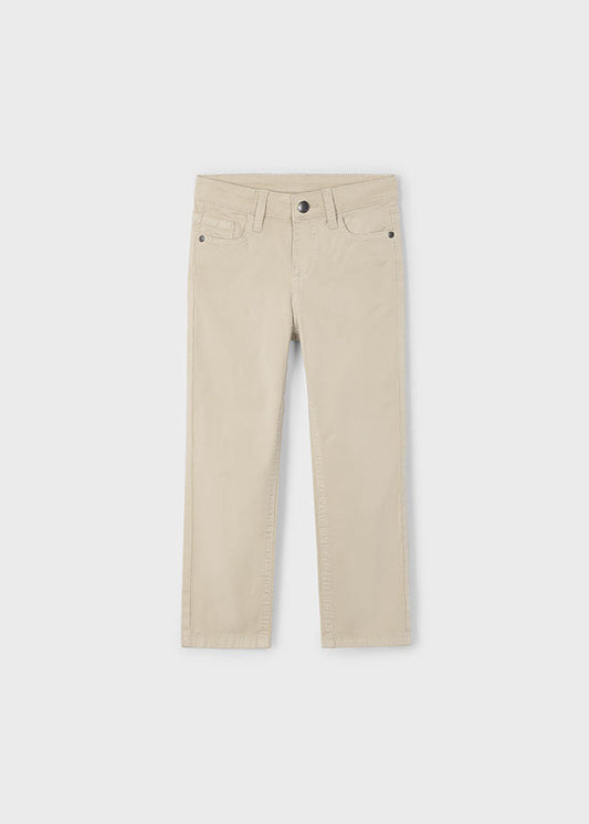 || Mayoral || Basis slim fit broek - Almond 58