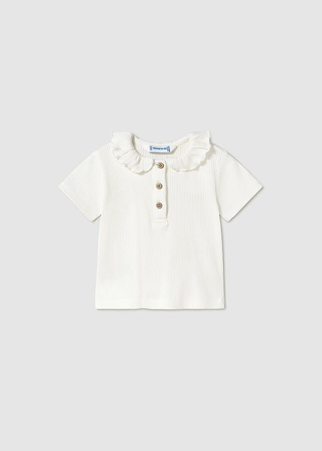 || Mayoral || Rib t-shirt met kraagje