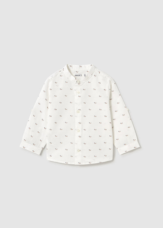 || Mayoral || Linnen shirt met hondjes