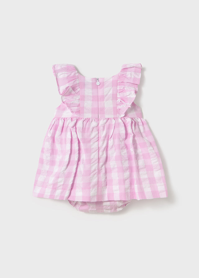 || Mayoral || Geruite jurk met bloomer